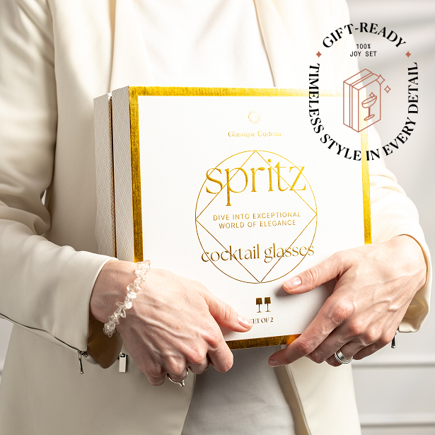 Crystal Aperol Spritz Cocktail Glasses