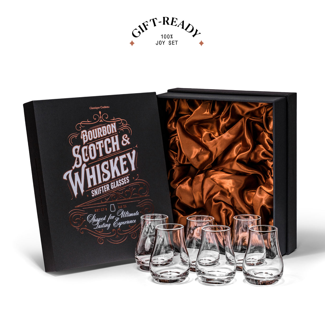 Stemless Whiskey, Bourbon & Scotch Tasting Glasses