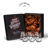 Stemless Whiskey, Bourbon & Scotch Tasting Glasses