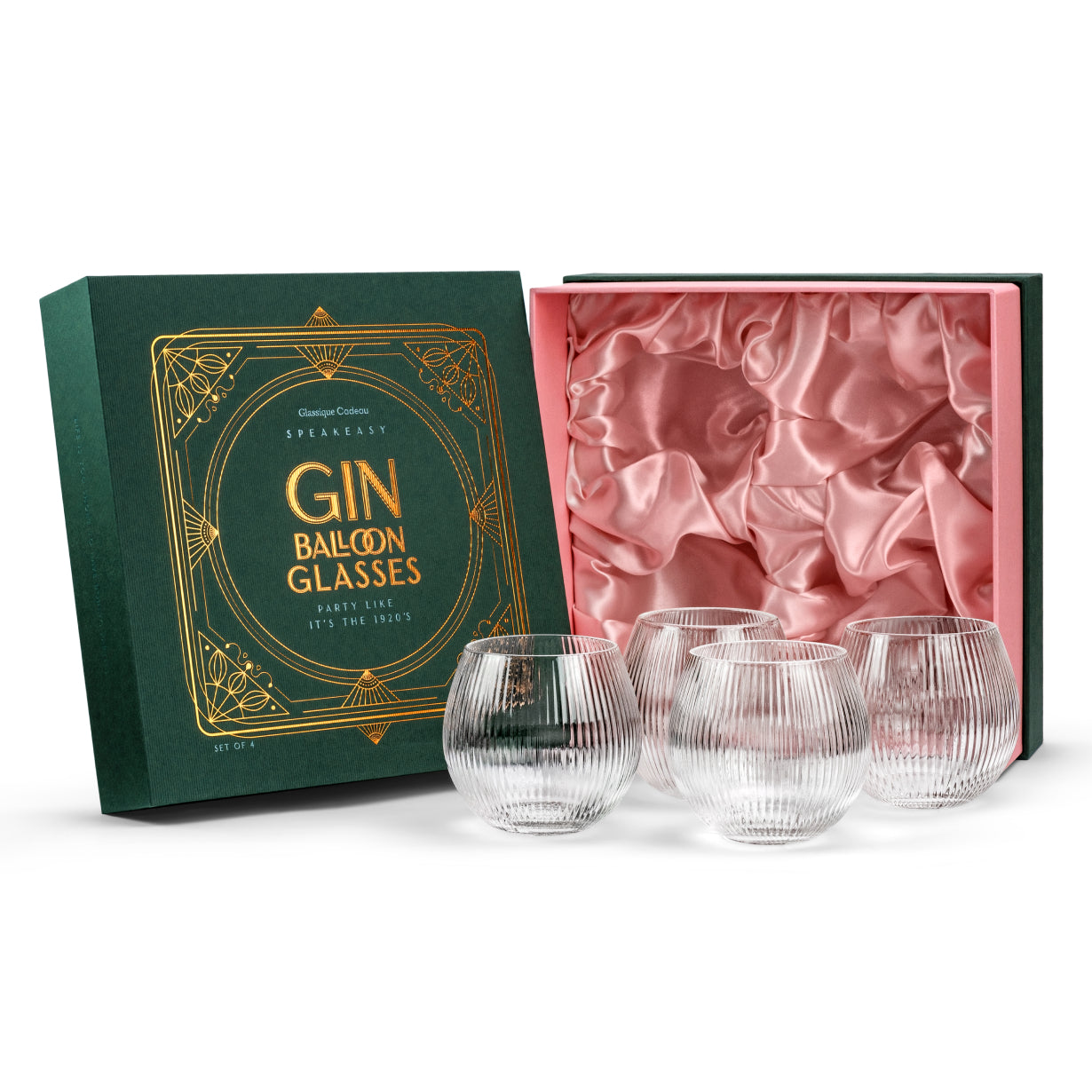 Art Deco Gin and Tonic Glasses