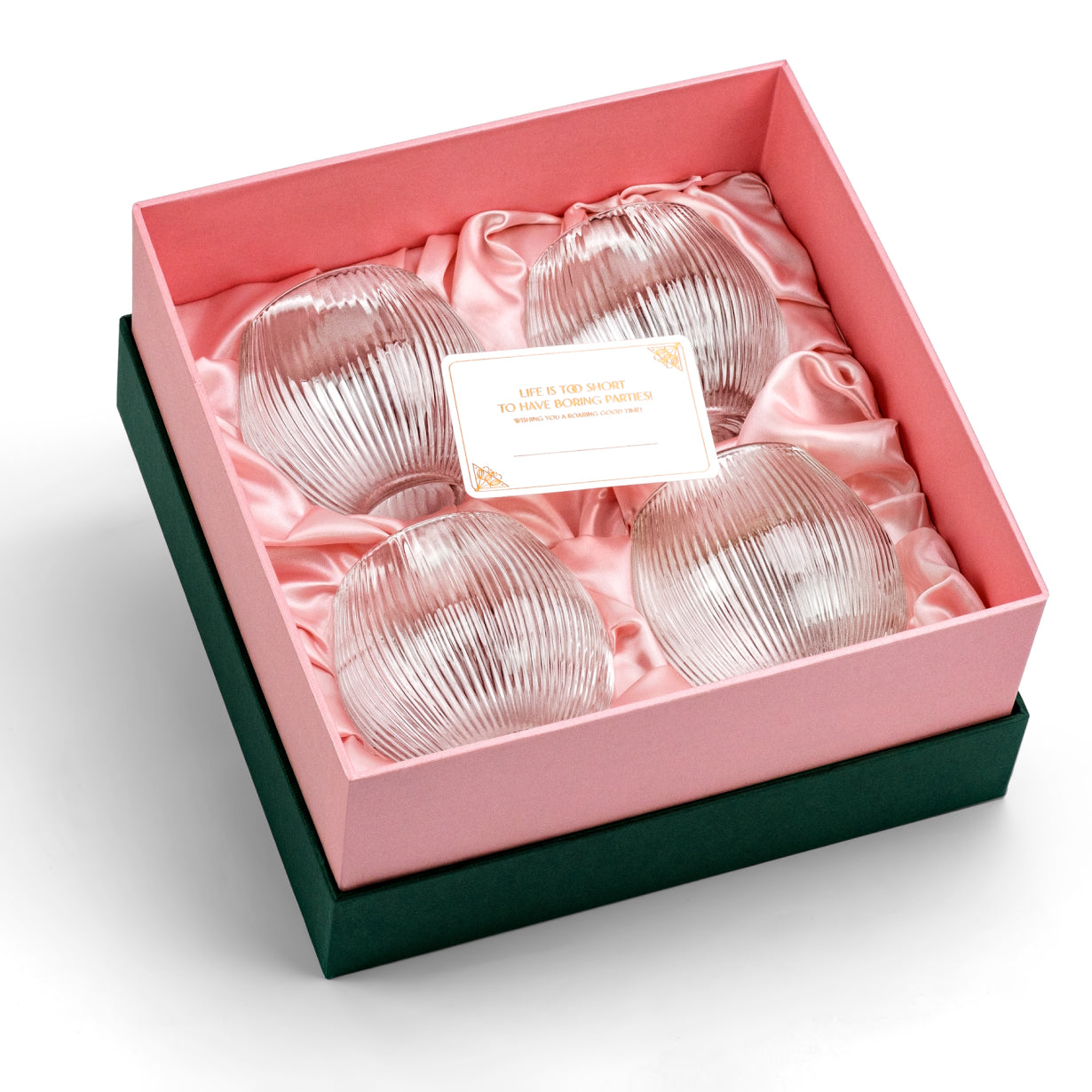 Art Deco Gin and Tonic Glasses