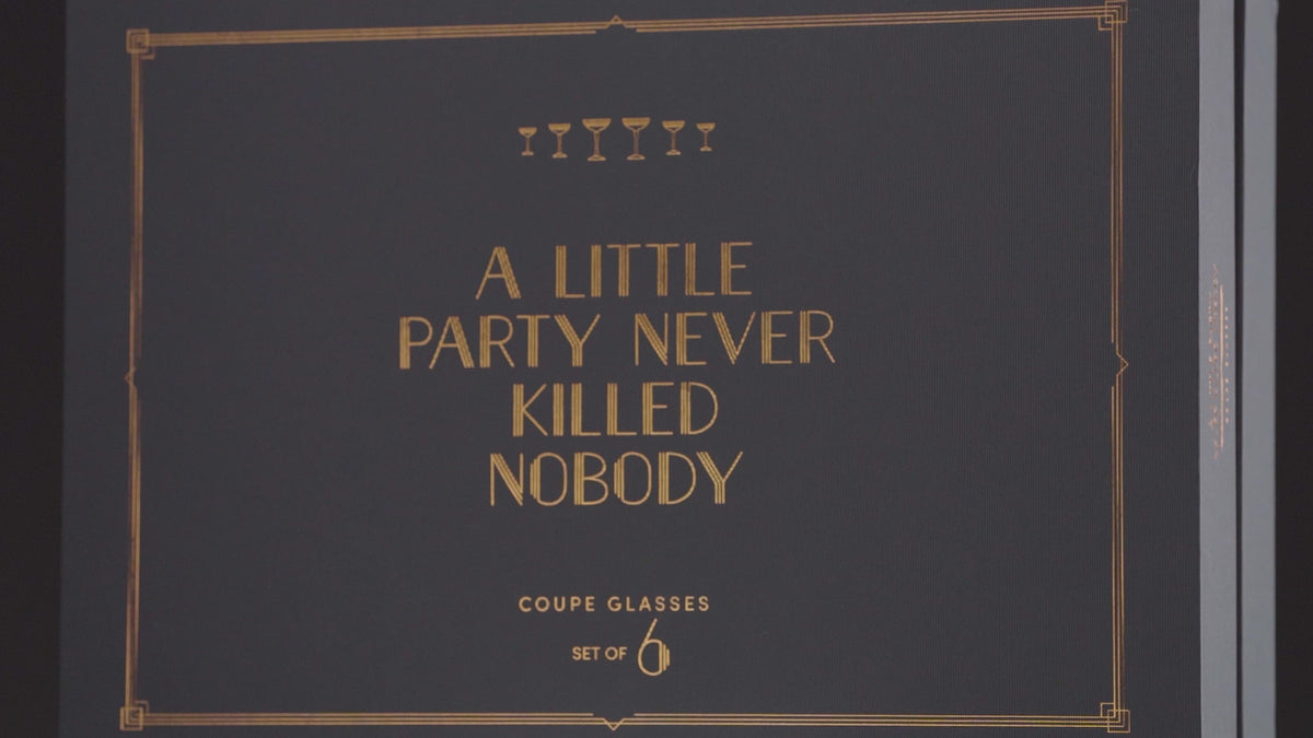 Vintage Roaring 20s' Champagne and Cocktail Coupe Glasses