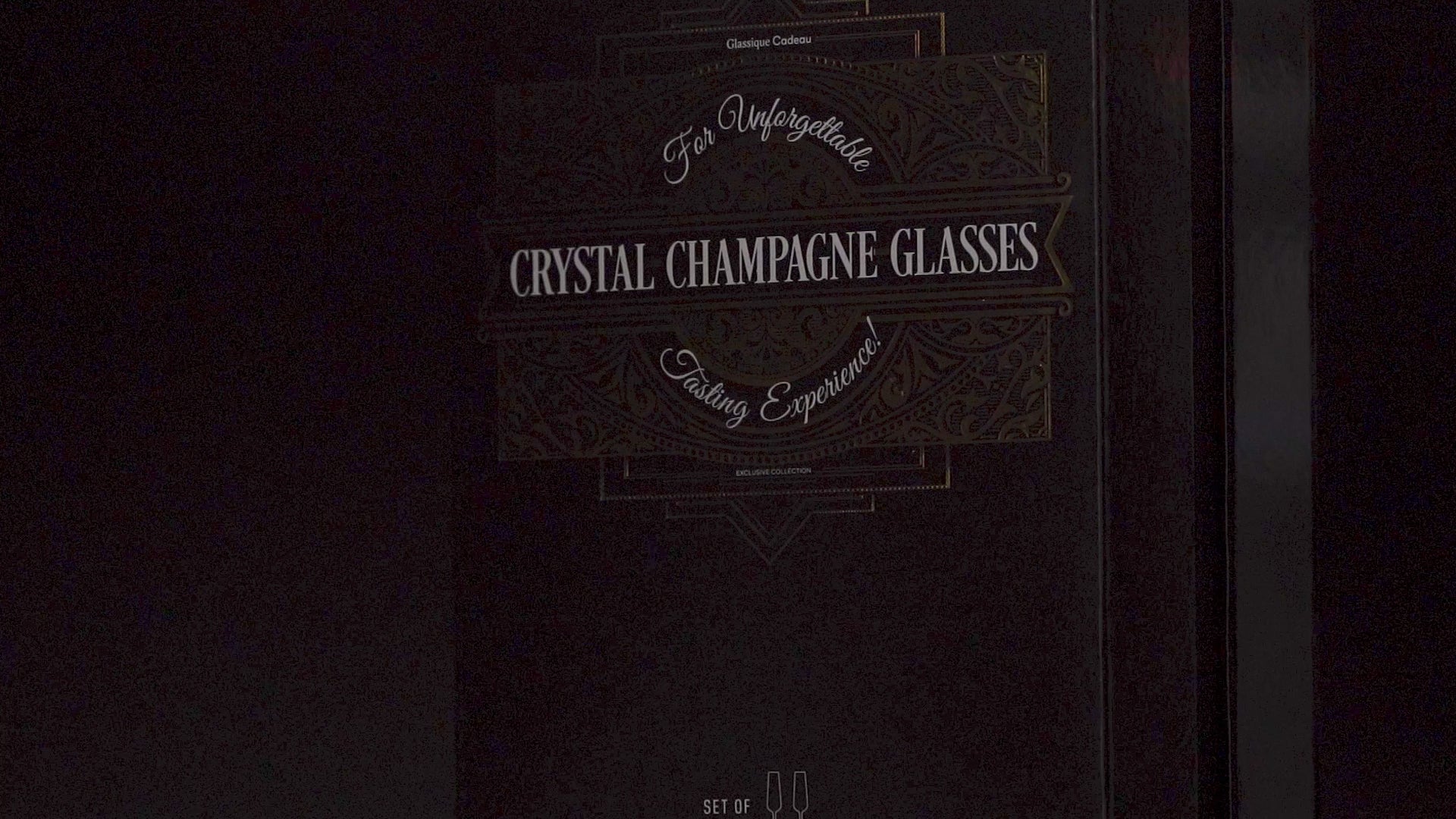 Gold Rimmed Champagne Glasses