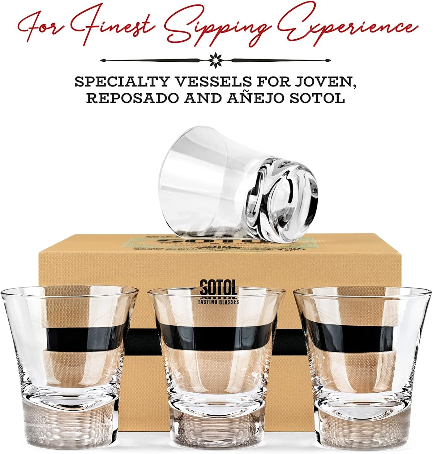 Sotol tasting glasses