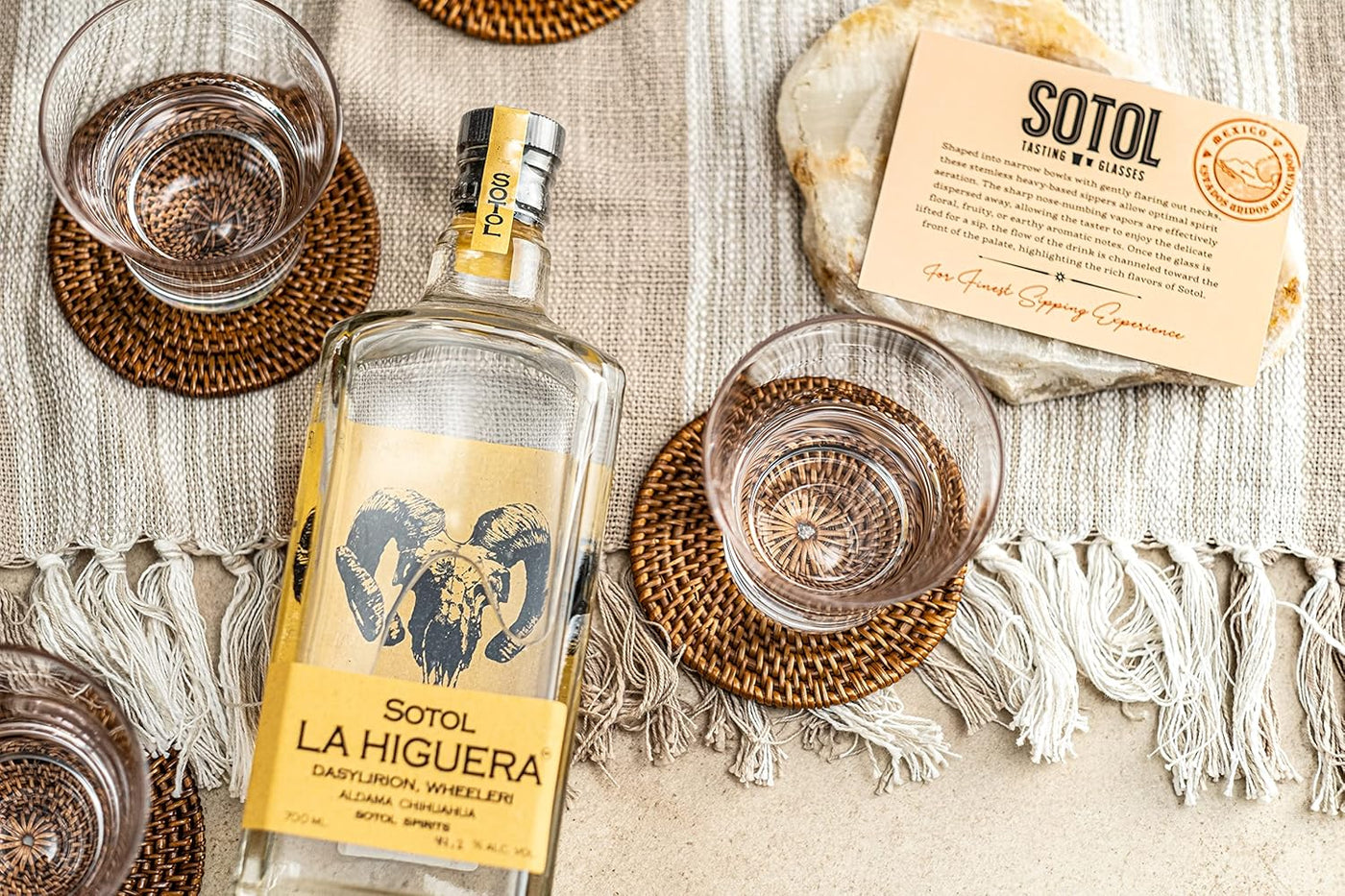 Sotol tasting glasses