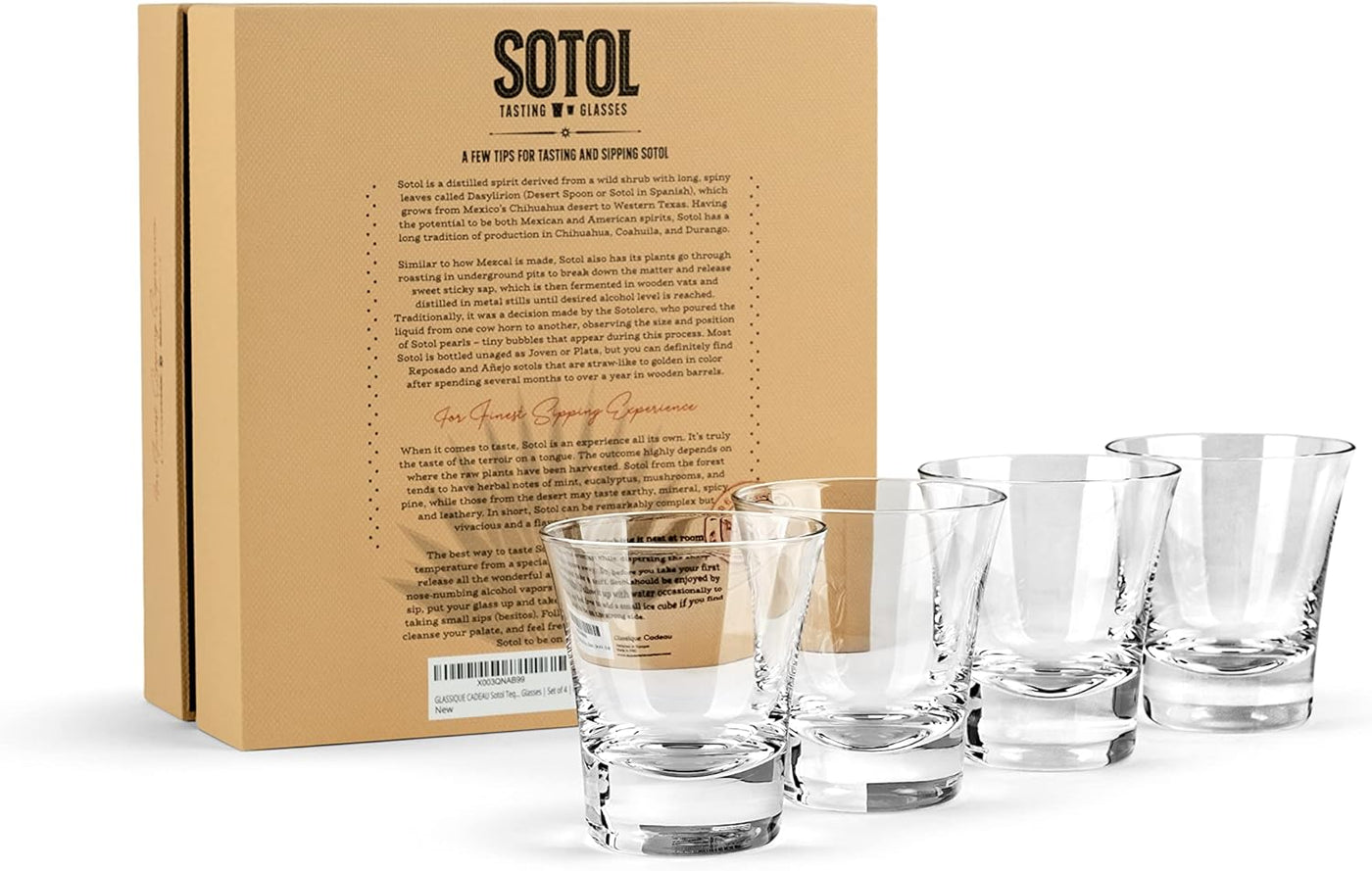 Sotol tasting glasses