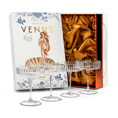 Venus Seashell Coupetini Cocktail Glasses