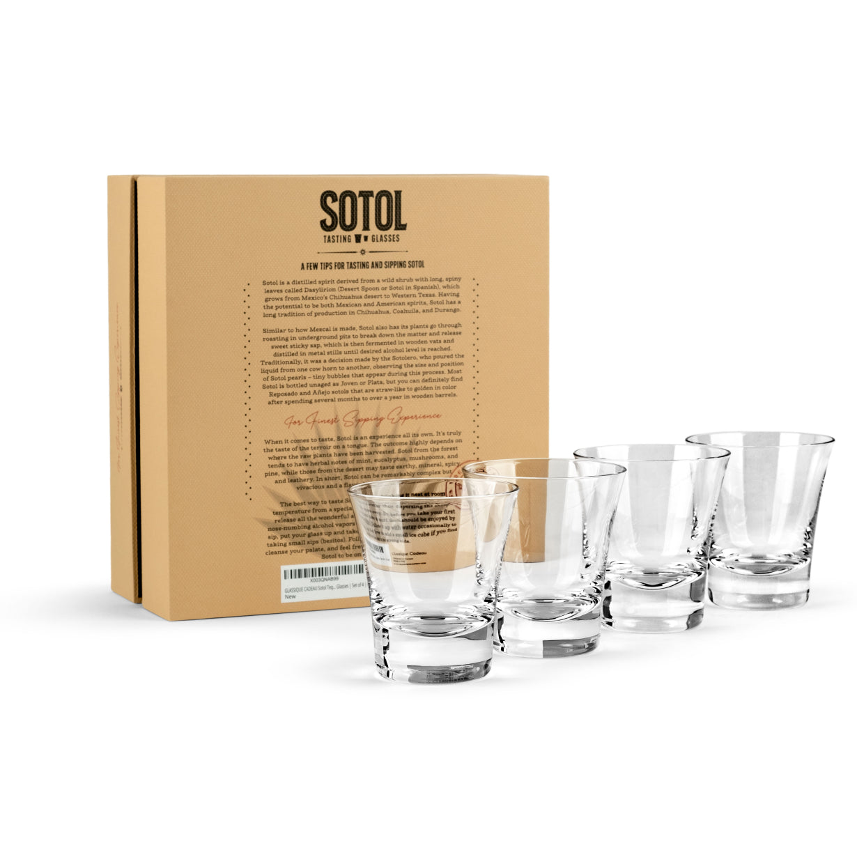 Sotol tasting glasses