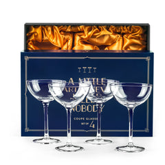 Vintage Roaring 20s' Champagne and Cocktail Coupe Glasses