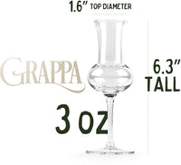 Long Stemmed Grappa Snifter Glasses