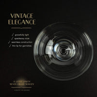 Vintage Roaring 20s Champagne and Cocktail Coupe Glasses Gift Set of 4 – styled gift moment
