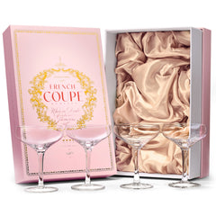 French Champagne and Cocktail Coupe Glasses