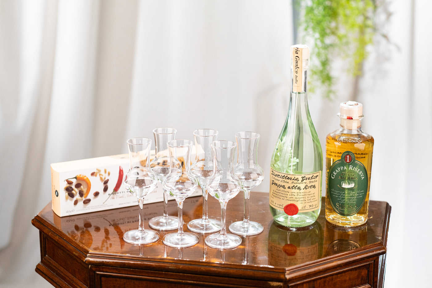 Long Stemmed Grappa Snifter Glasses