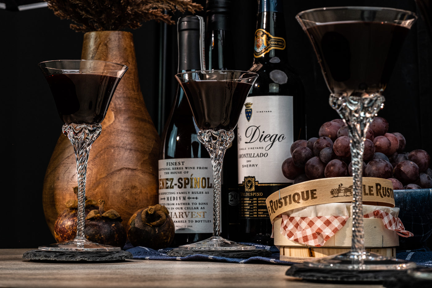 Sherry Port and Dessert Wine Crystal Schooner Sipper Glasses Gift Set of 4 – packaging unboxing detail