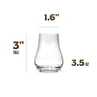 Stemless Whiskey, Bourbon & Scotch Tasting Glasses
