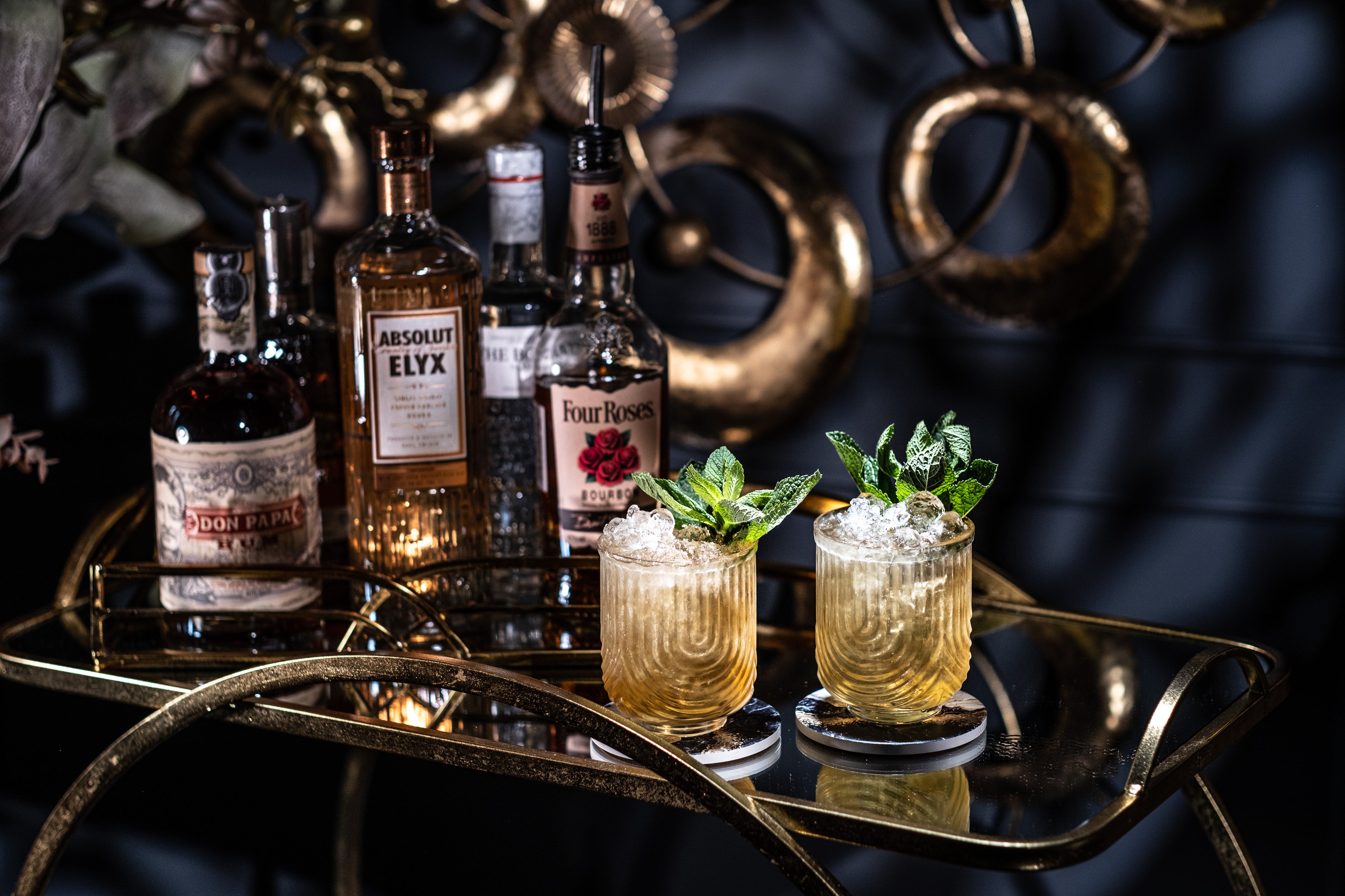 Art Deco Gatsby Lowball Glasses