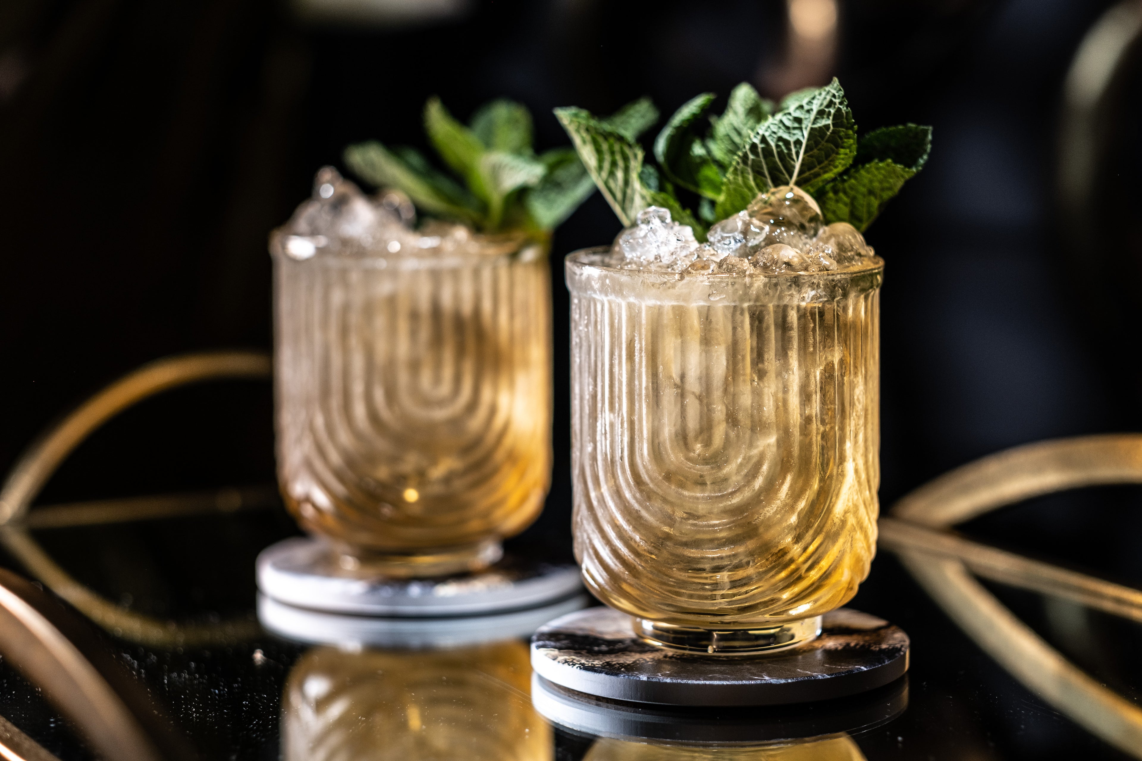 Art Deco Gatsby Lowball Glasses
