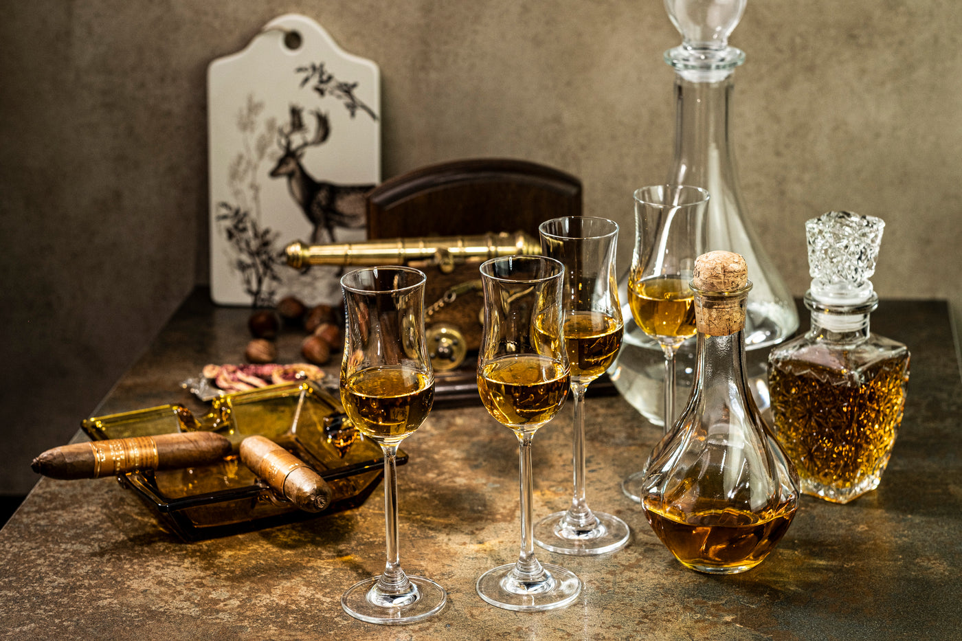 Cognac and Armagnac Tulip Snifter Copita Glasses Gift Set of 4 – occasion styling for celebrations