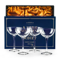 Vintage Roaring 20s' Champagne and Cocktail Coupe Glasses