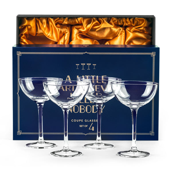 Vintage Roaring 20s' Champagne and Cocktail Coupe Glasses