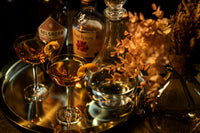 Vintage Roaring 20s Champagne and Cocktail Coupe Glasses Gift Set of 4 – packaging unboxing detail