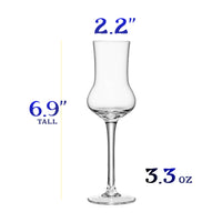 Italian Limoncello Liqueur Cordial Glasses Gift Set of 4 – cocktail pour styling