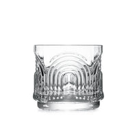 Vintage Art Deco Rocks Lowball Cocktail Glasses Gift Set of 4 – signature gift box closeup with cocktail recipes