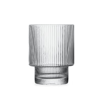 Vintage Art Deco Lowball Cocktail Glasses Gift Set of 4 – signature gift box closeup with cocktail recipes